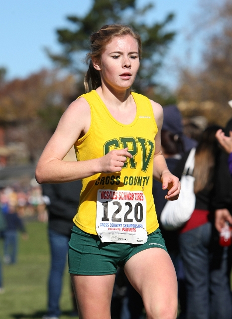 NCS XC D1 Girls-071.JPG - 2009 North Coast Section Cross Country Championships, Hayward High School, Hayward, California